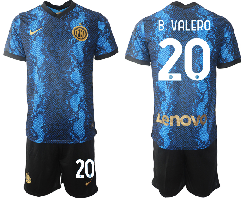 Men 2021-2022 Club Inter Milan home blue #20 Nike Soccer Jersey